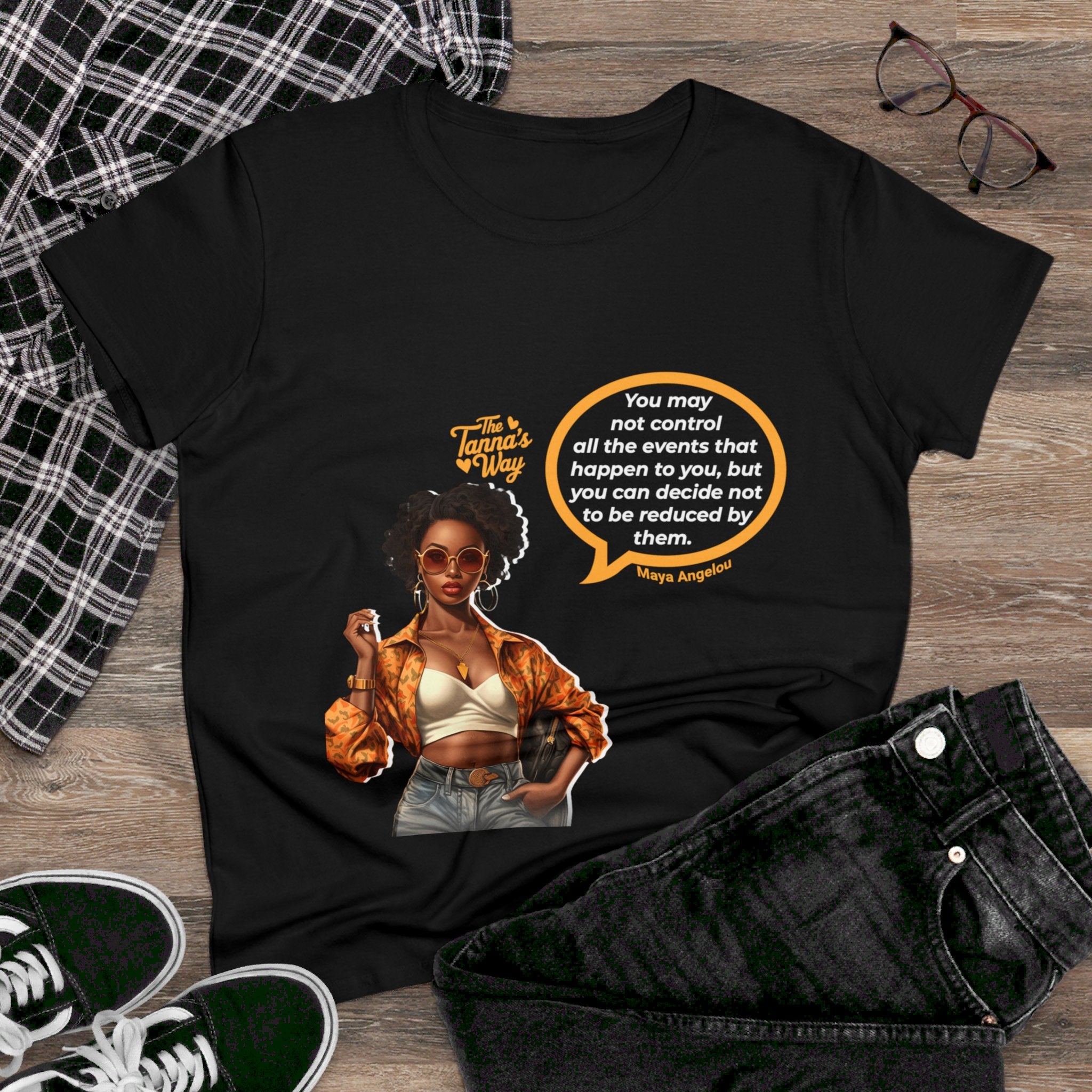 Maya Angelou | Women's Midweight Cotton Tee